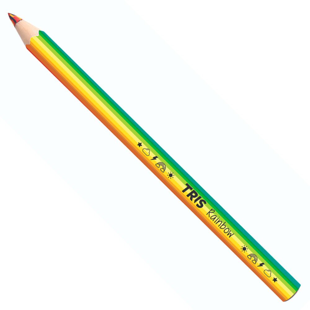 Lápis Multicolorido Tris Raimbow Jumbo 687711