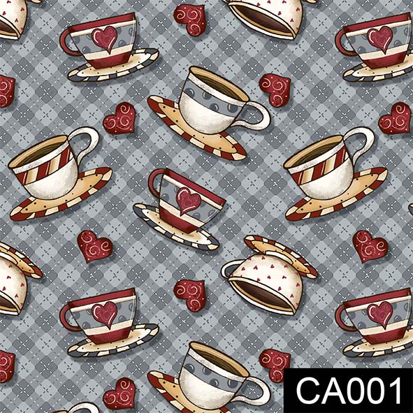 Mini xícaras Café  - Tecidos Digitais