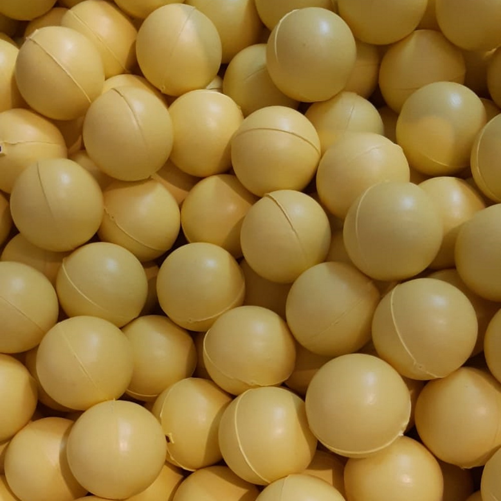 Bolas Bolinhas plástico ping-pong Pacote C/100 Unid Amarelo
