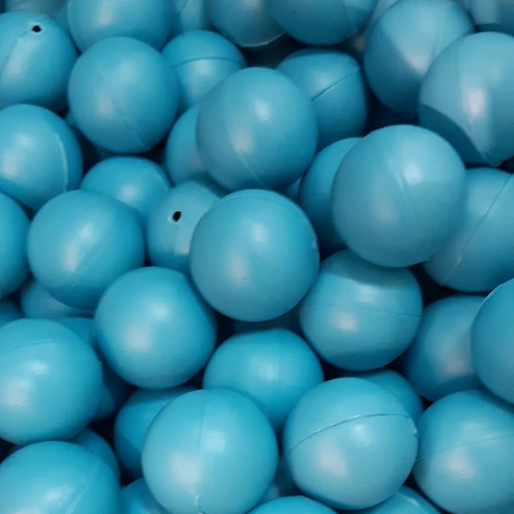 Bolas Bolinhas plástico tipo ping-pong arte 50 Unid Azul