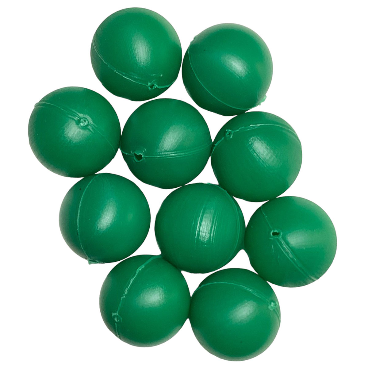 Bolinhas Bolas de Plástico Tipo Ping Pong 50 Unidades Verdes