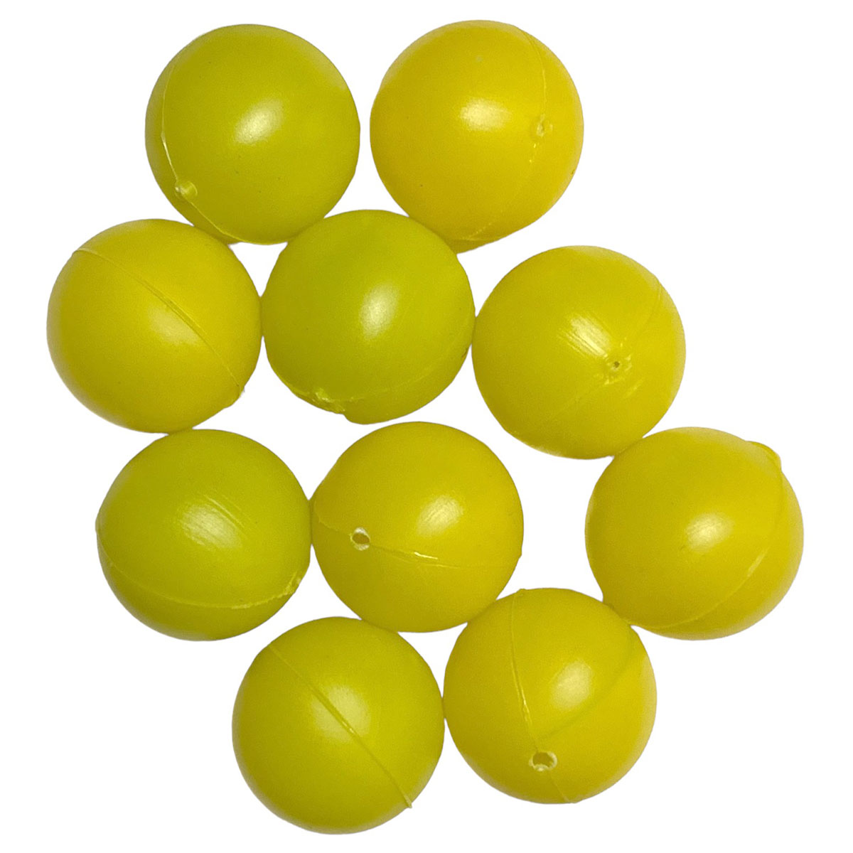 Bolinhas de Plástico Para Artesanato 50 Unidades Amarelo