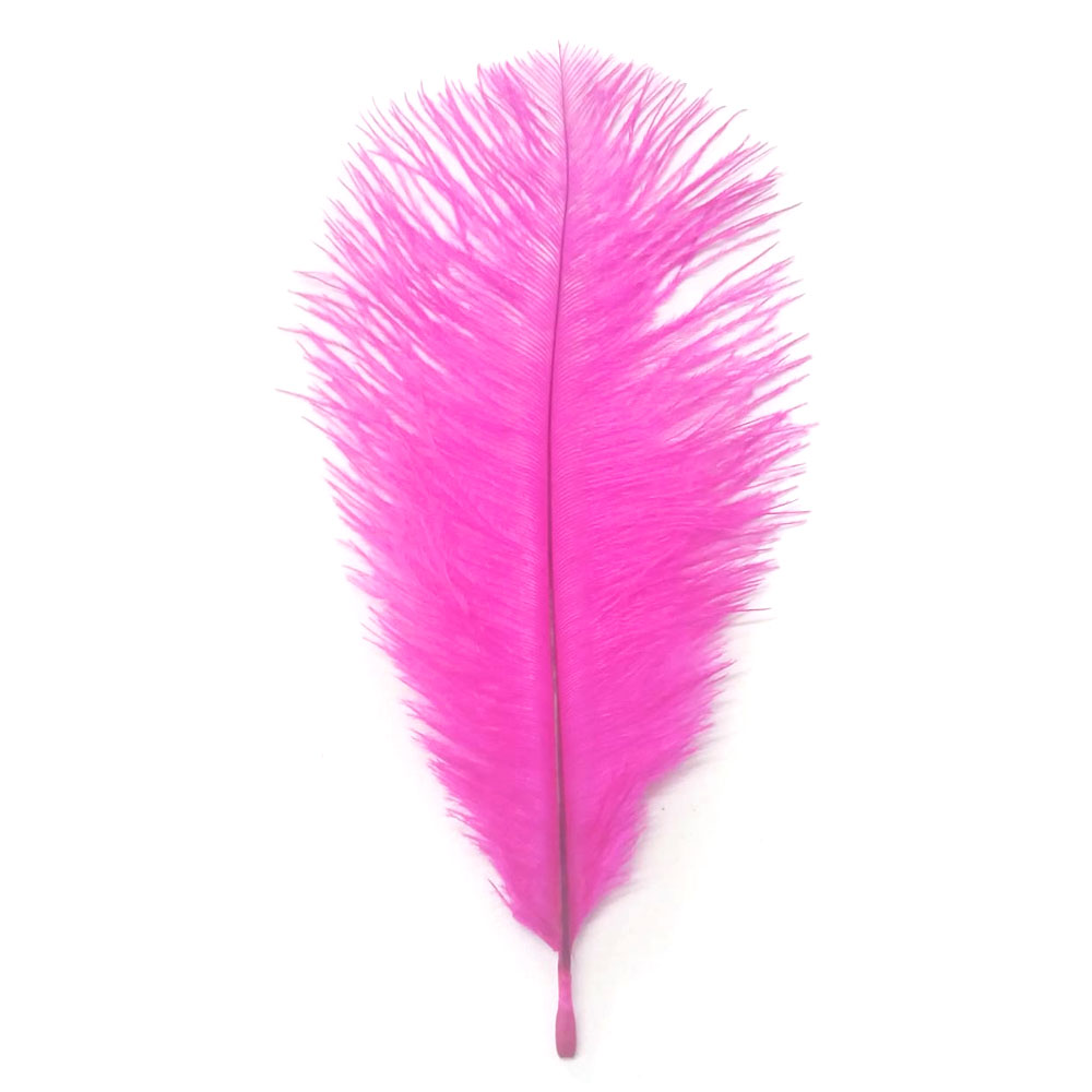 Pluma de Avestruz Confete 5 a 12 cm Pink 200 Unidades