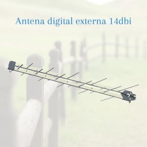 ANTENA UHF DIGITAL PROELETRONIC LOG EXTERNA 20 ELEMENTOS 14DBI