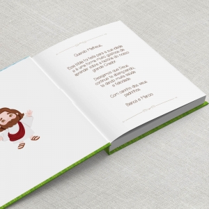 Bíblia Infantil Ilustrada com Caixa Cartonada - Jesus no Jardim Menino