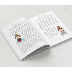 Livro de Orações Capa Dura Personalizado - Bebezinho cute - Foto 5
