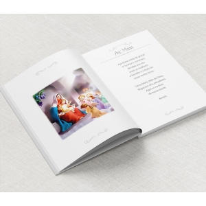 Livro de Orações Capa Dura Personalizado - Clássico Rosa - Foto 3