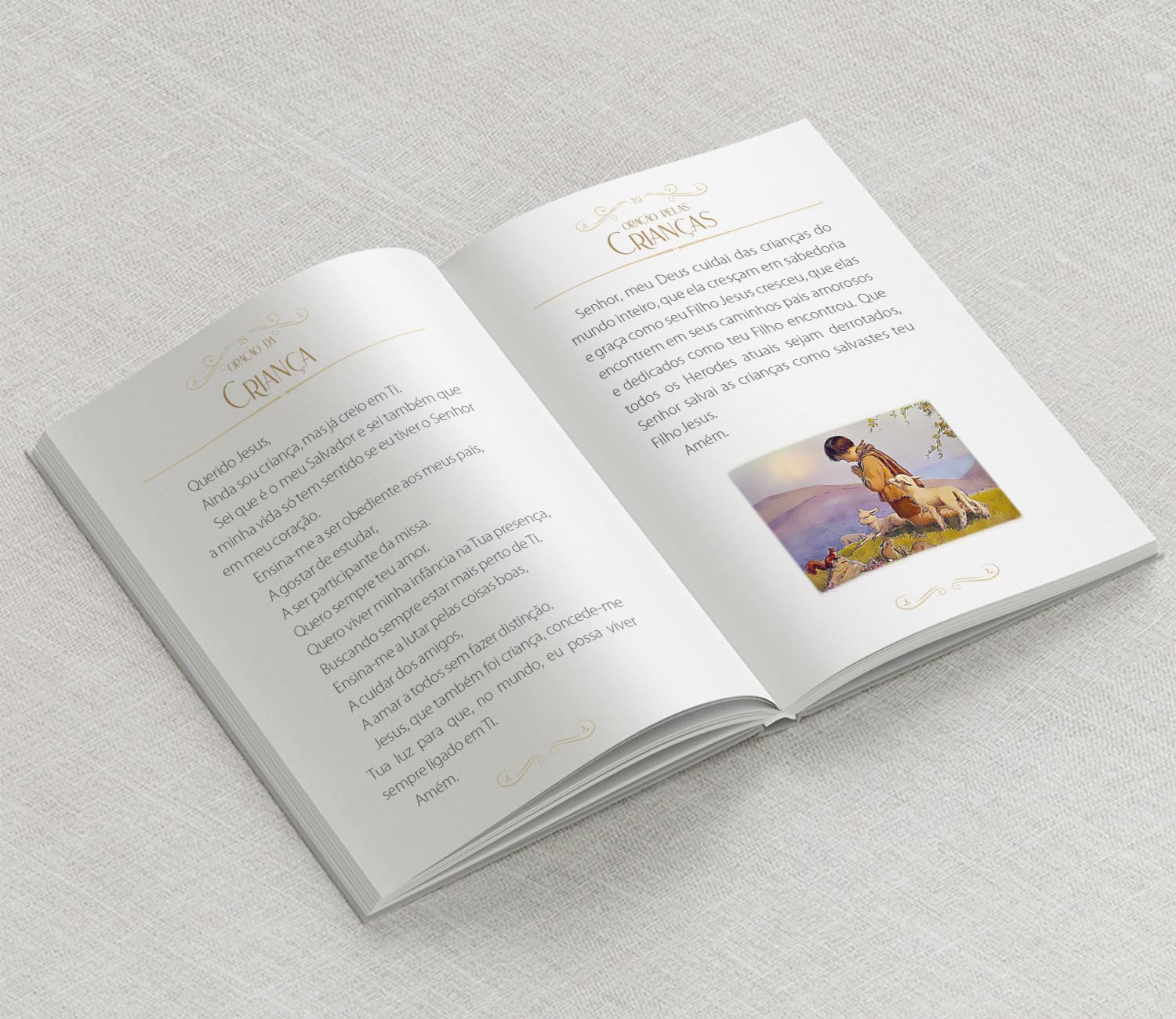 Livro de Orações Capa Dura Personalizado - Cálice Dourado - Foto 2