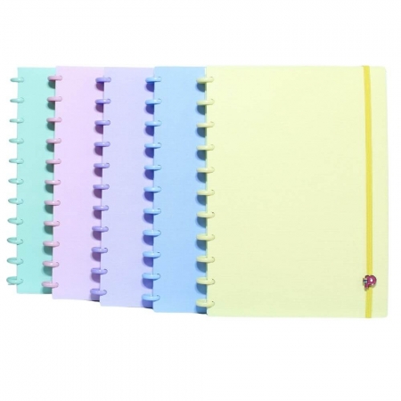 Caderno Inteligente de Disco Yummy Colors 60 Folhas - Grande