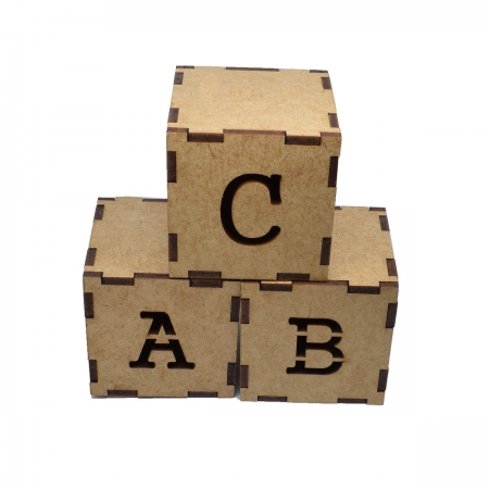 Cubo Alfabeto (5x5x5cm)