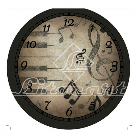 Decoupage Relógio Litocart Ref. LDR-29 - 21cm