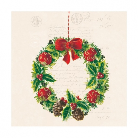 Pct. De Guardanapos 20 Un. Ref. 33304980 - Christmas Wreath