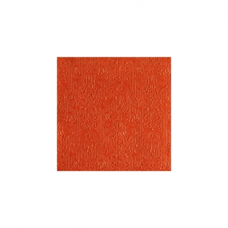 Pct. De Guardanapos Ambiente 15 Un. Ref. 13305502 - Elegance Orange - Relevo Laranja