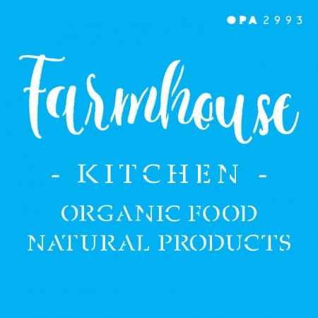 Stencil 10x10 - Farmhouse Kitchen (OPA 2993)