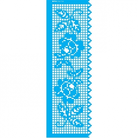 Stencil 10x30 - Negativo Barrado Croche I (OPA 2616)