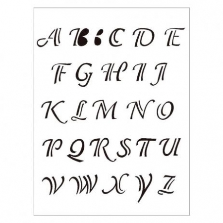 Stencil 15x20 - Alfabeto Clássico (OPA 299)