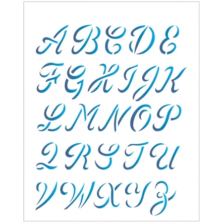 Stencil 20x25 - Alfabeto Maiusculo (OPA 1398)