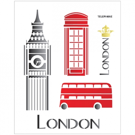 Stencil 20x25 - Cidades London (OPA 1161)