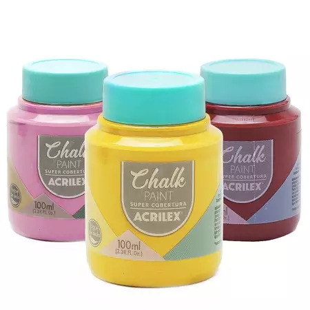 Tinta Chalk Paint Acrilex 100ml - Diversas Cores