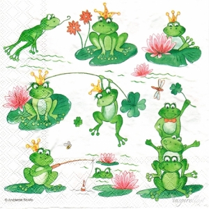 Pct. De Guardanapos 20 Un. Ref. 13309050 - Funny Frogs