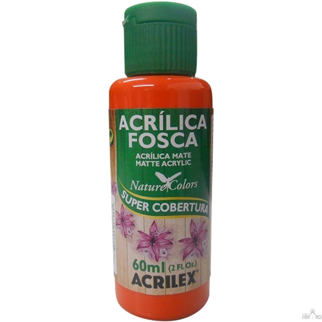 Tinta Acrílica Fosca Acrilex 60Ml - Laranja
