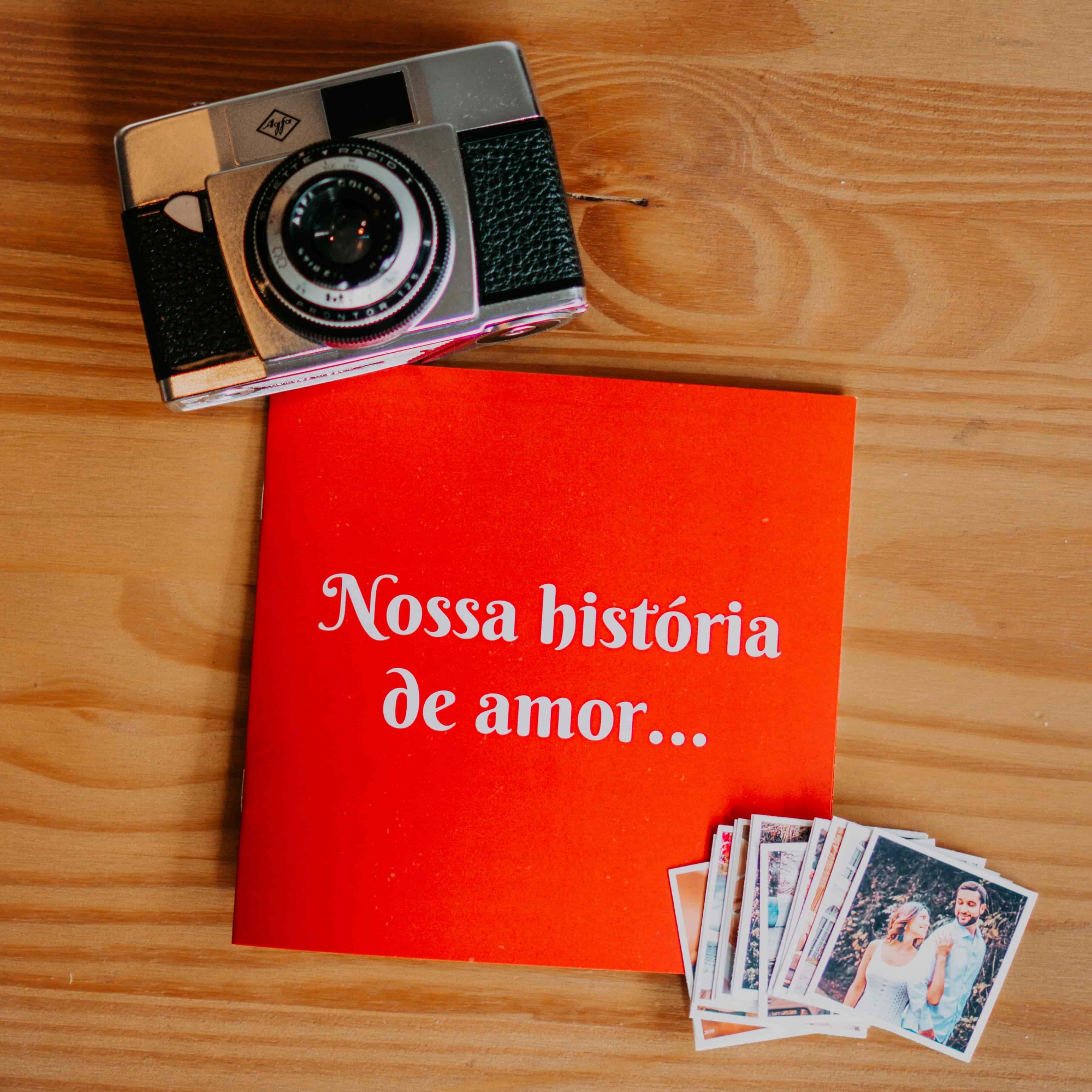 Álbum Foto Figurinhas - Nossa História de amor...