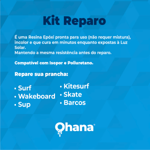Kit De Reparo Prancha De Surf Epoxy E Poliester 30g