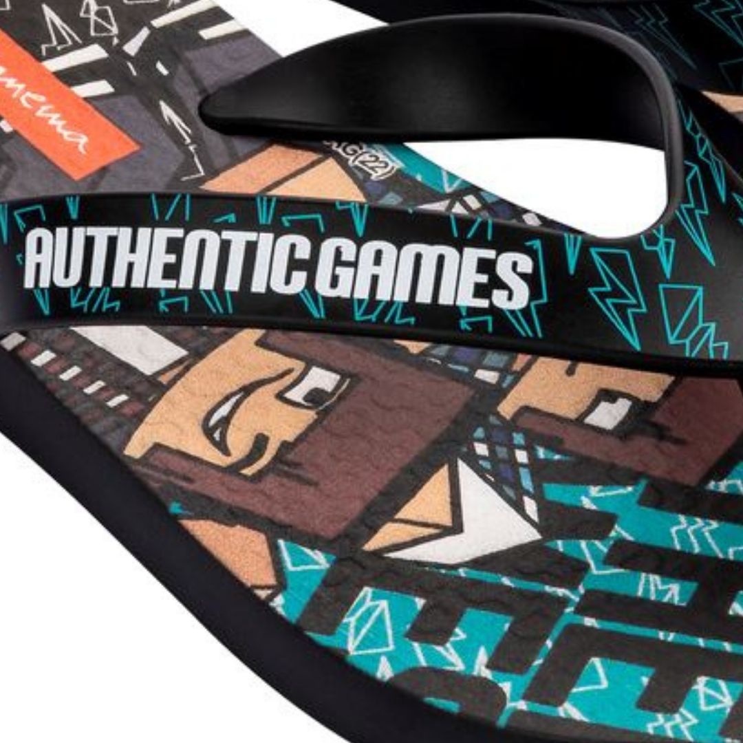 Chinelo Infantil Ipanema Authentic Games Skin Minecraft