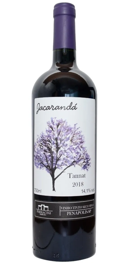 Vinho Fino Tinto Seco- Jacarandá-Tannat - Ferracini