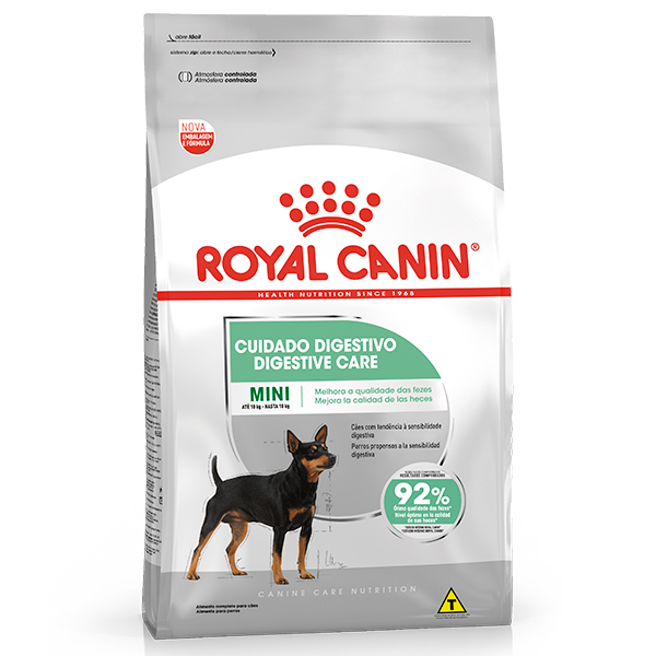 Ração Royal Canin Mini Digestive Care para Cães de Raças Pequenas com Propensão a Sensibilidade Digestiva