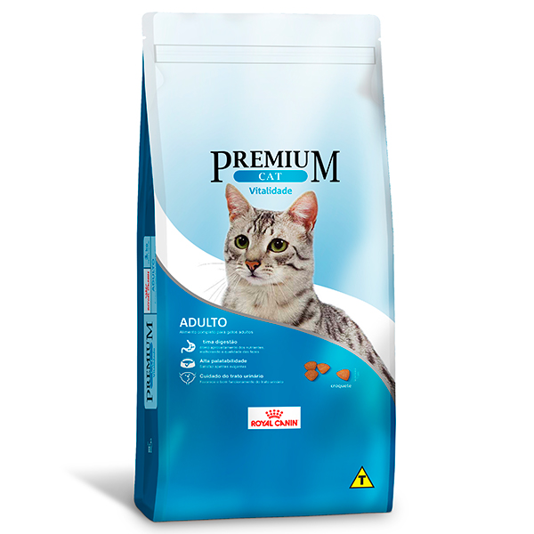 Ração Royal Canin Premium Cat Vitalidade para Gatos Adultos