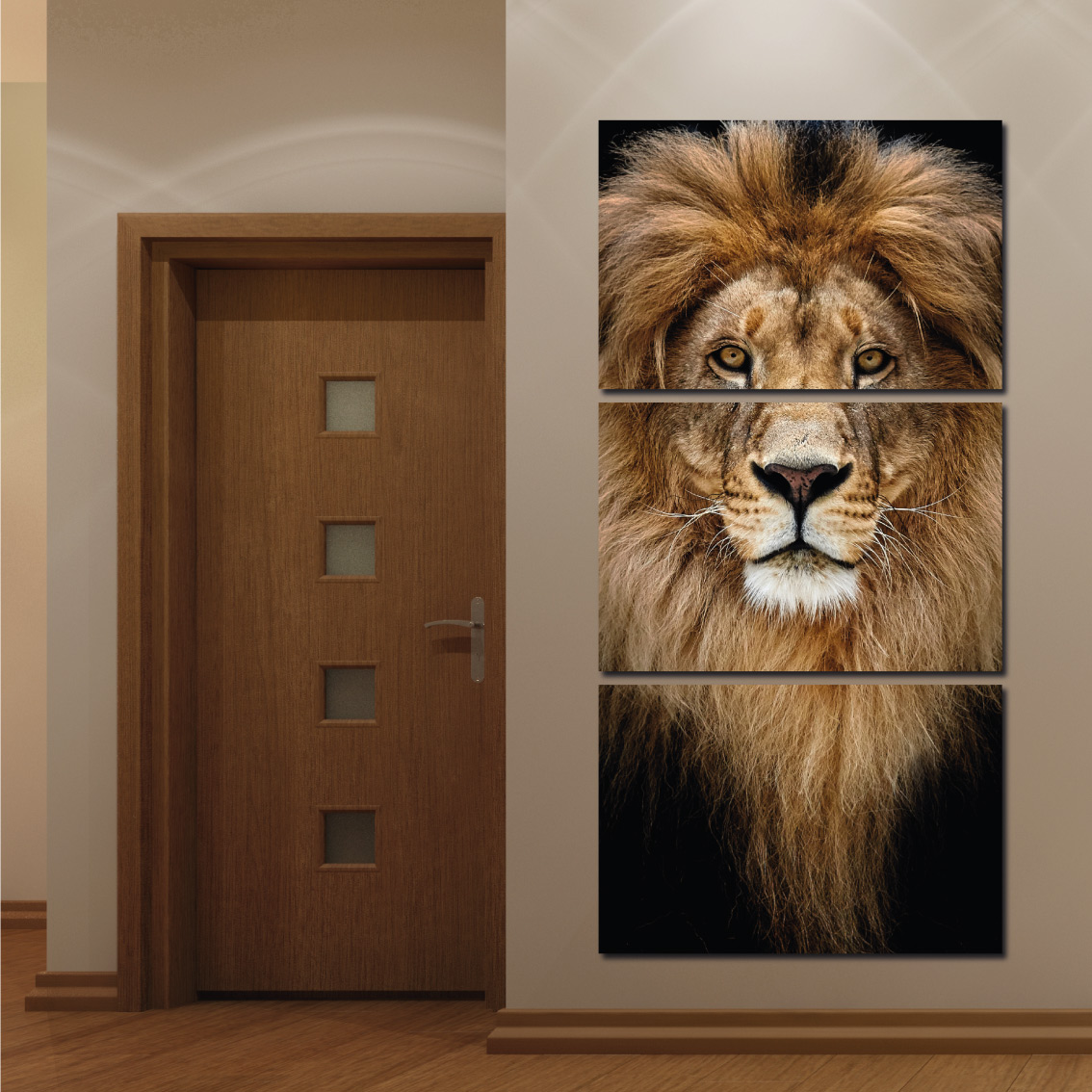 Leão Alpha - Mosaico Vertical